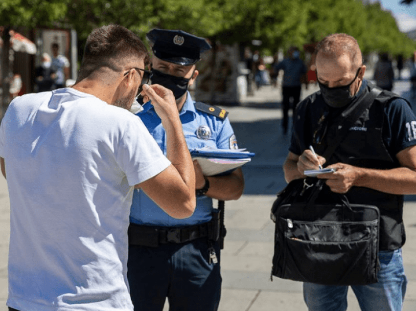 Gjatë të mërkurës policia dënoi 716 qytetarë për mosrespektim të masave antiCOVID