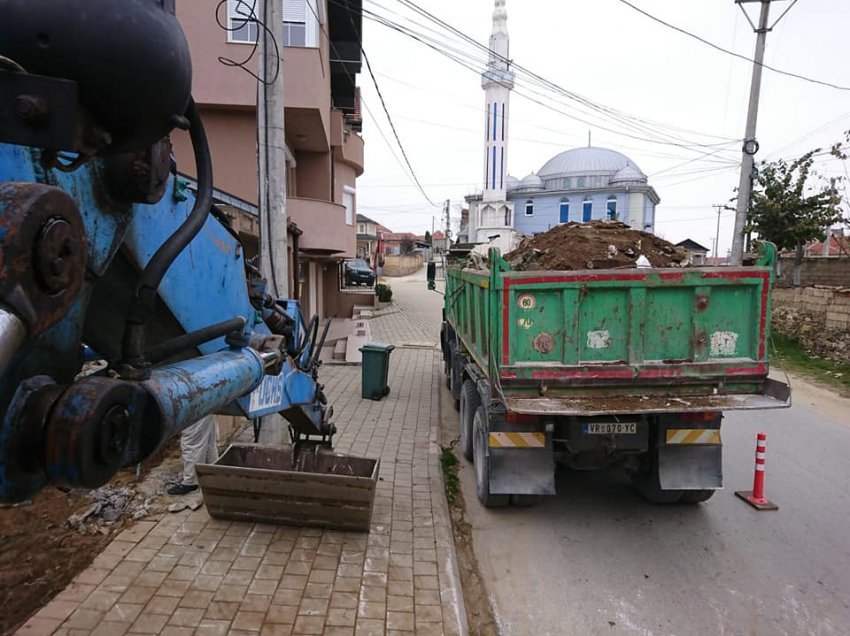 Kanë filluar punimet në ndërtimin e murit rrethues dhe shpimit të bunarit tek ambulanca e fshatit Rahovicë 