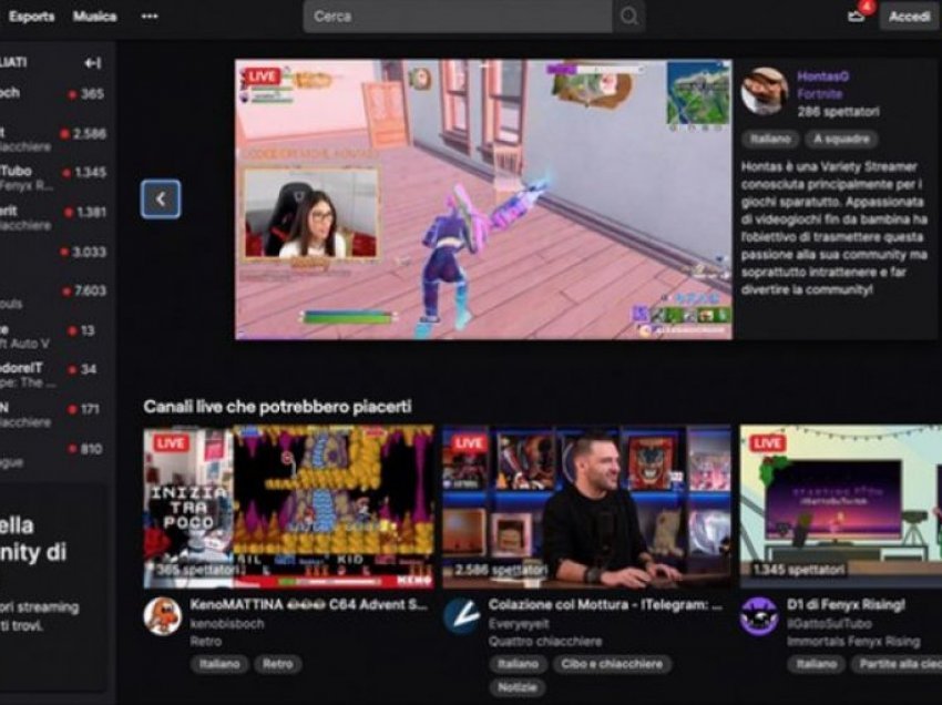 Pas TikTok, mania e re është Twitch