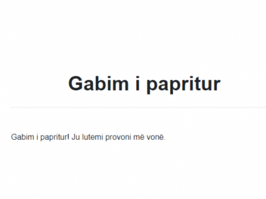 Qytetarët po ankohen se po iu vjen ky mesazh gjatë aplikimit, Trusti del me sqarim