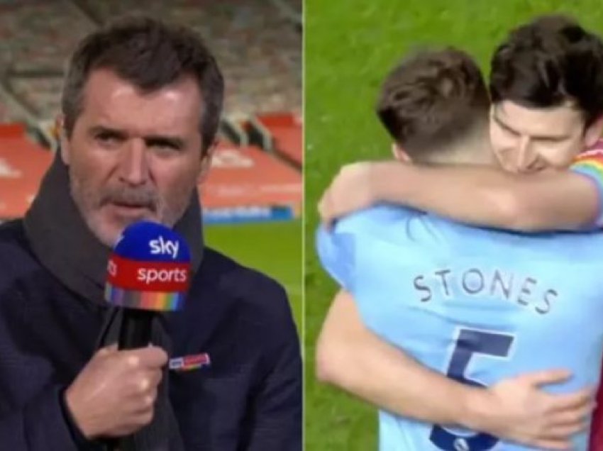 Legjenda Roy Keane i irrituar me lojtarët e Unitedit pas përqafimeve me rivalët e Cityt pas ndeshjes