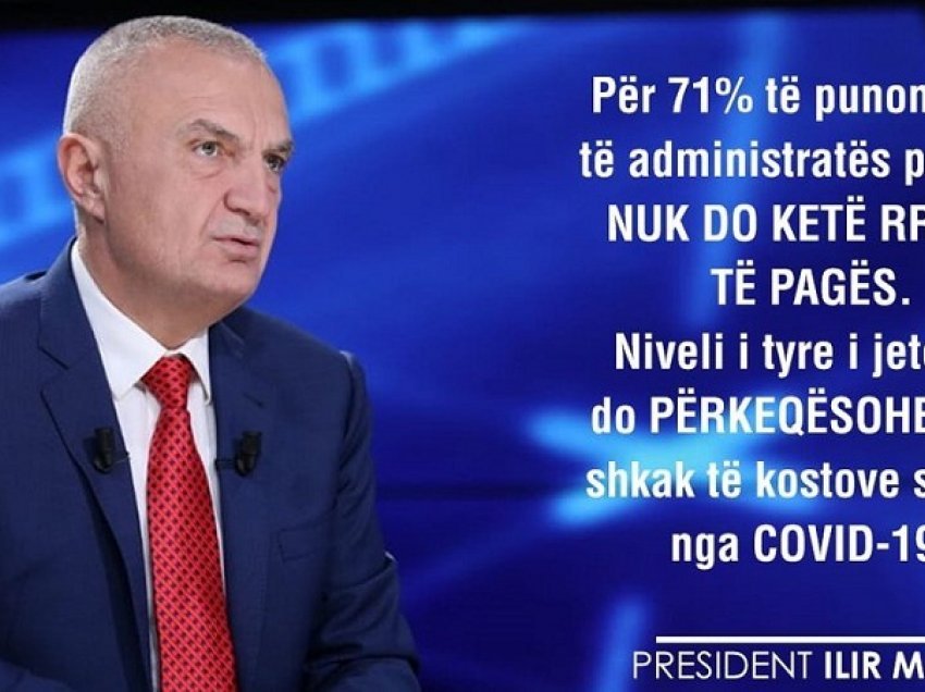 Meta: 71% e punonjësve të administratës publike nuk do kenë rritje të pagës