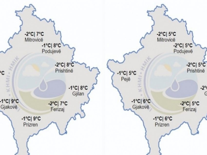 Parashikimi i motit në Kosovë për dy ditët e ardhshme
