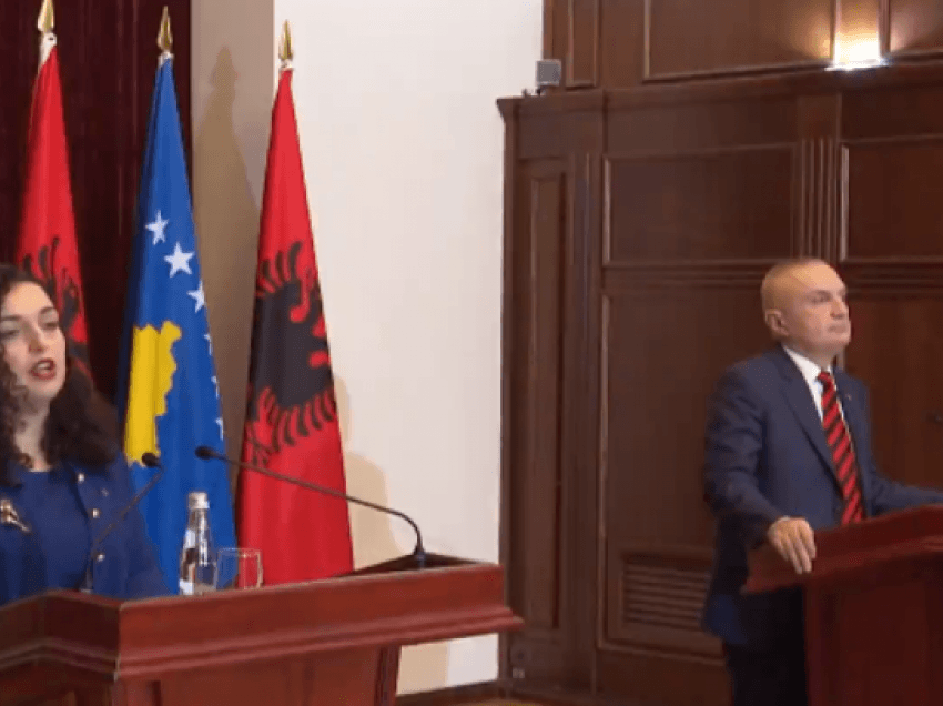 Meta konferencë me Vjosa Osmanin: Shqipëria mbështet sovranitetin territorial të Kosovës