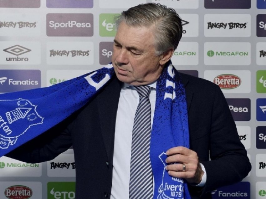 ​Ancelotti “i dashuruar” me Evertonin