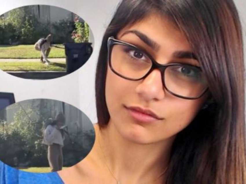 Mia Khalifa gërrdit të gjithë, përdor maskën për të hequr jashtëqitjen e qenit dhe e vendos përsëri në fytyrë 