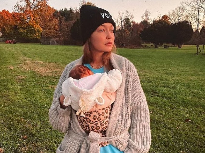 Gigi Hadid shijon momentin më të bukur me vogëlushen e saj