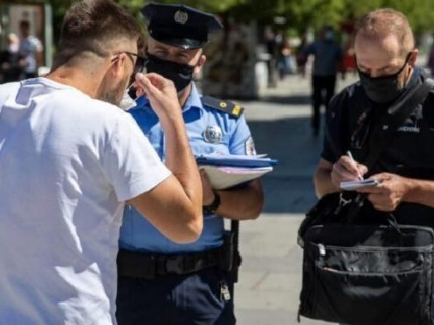 Për një ditë, policia shqipton 677 gjoba për mosrespektim të Ligjit COVID-19