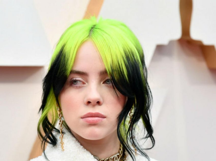 I mban flokët të lyer në ngjyrë jeshile, Billie Eilish zbulon çfarë fshihet pas këtij veprimi