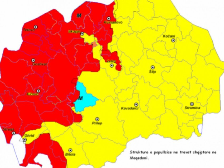 Në disa komuna maqedonase po dyfishohet numri i shqiptarëve