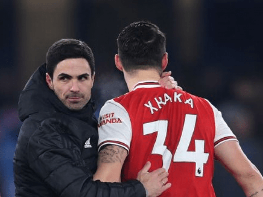 Arteta përsëri në mbrojtje të Granit Xhakës