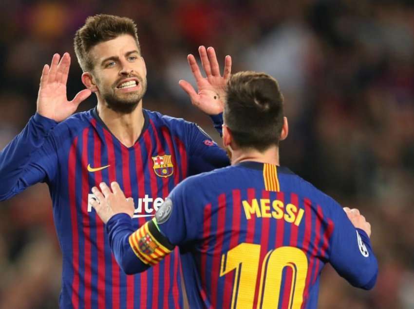 Pique i sigurt që Messi do të qëndrojë