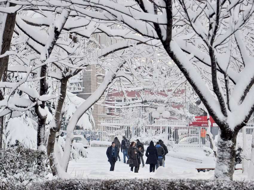 Nga sot reshje të borës, ky është parashikimi për pesë ditët e ardhshme