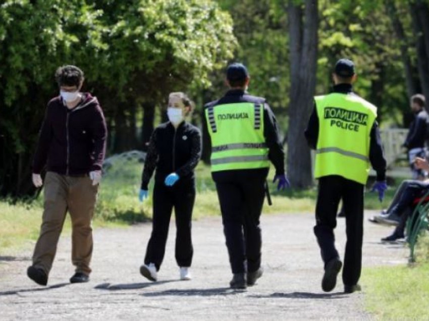 MPB Maqedoni: 21 shkelje të orës policore dhe 611 gjoba për mosmbajtje të maskave