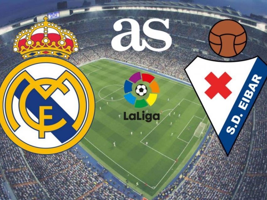 Publikohen formacionet zyrtare Real Madrid – Eibar