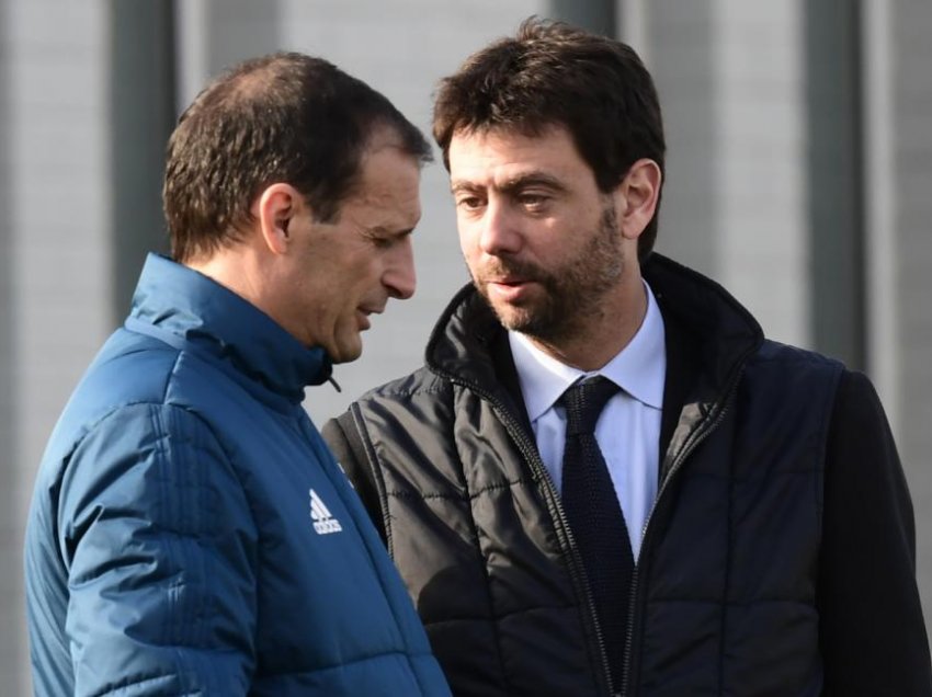 Allegri dhe Agnelli shikuan derbin së bashku, spekulohet rikthimi i tij tek Juventusi