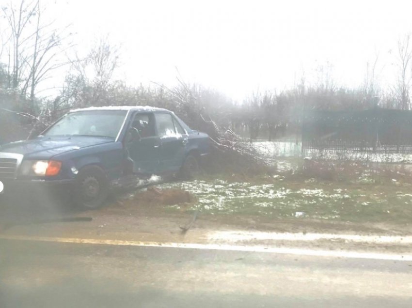 Aksident trafiku në Lebanë të Podujevës