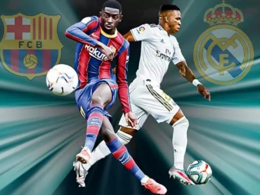 Shpejtësia e El Clasico: Vinicius mposht Dembele, Real Madrid më mirë se Barcelona