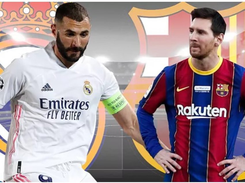 El Clasico gati për aksion: Formacionet zyrtare, Real Madridi – Barcelona