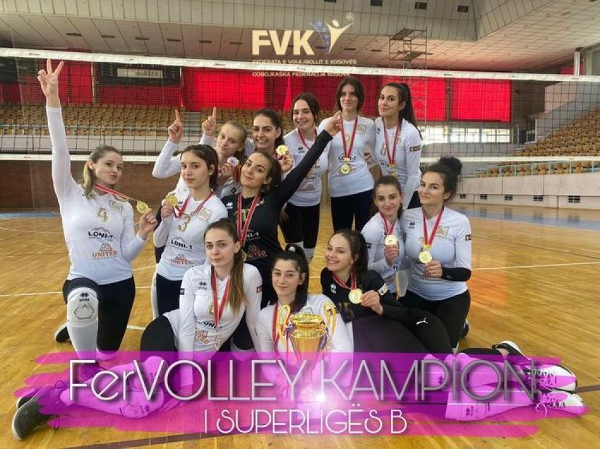 Fer Volley, kampion i Superligës B të Kosovës