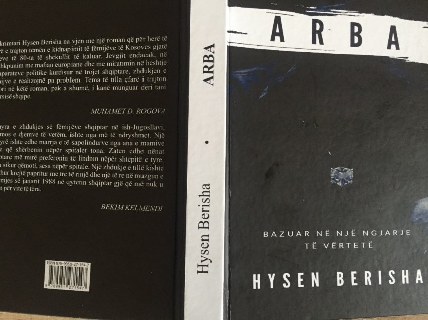 Vështrim libri: Romani “ARBA” sintezë e kohës