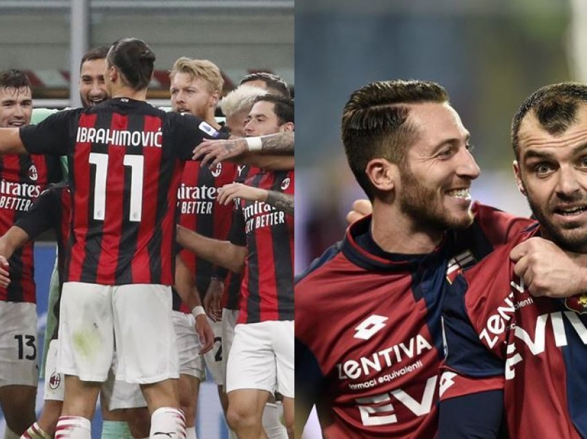 Milan – Genoa, formacionet zyrtare