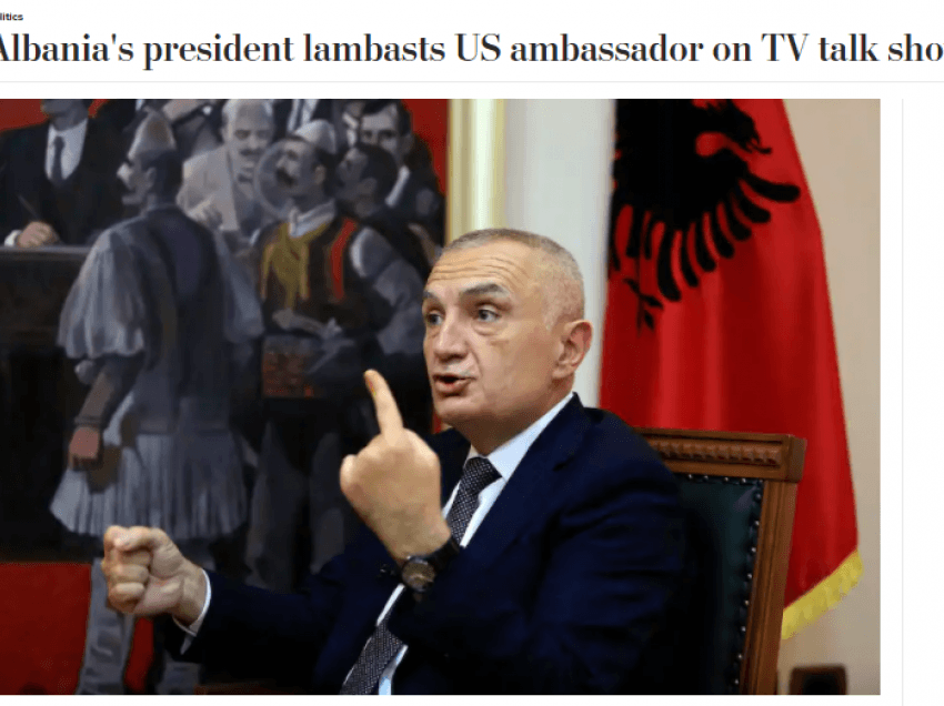 Mediat e huaja shkruajnë për përplasjen e Metës me ambasadoren amerikane