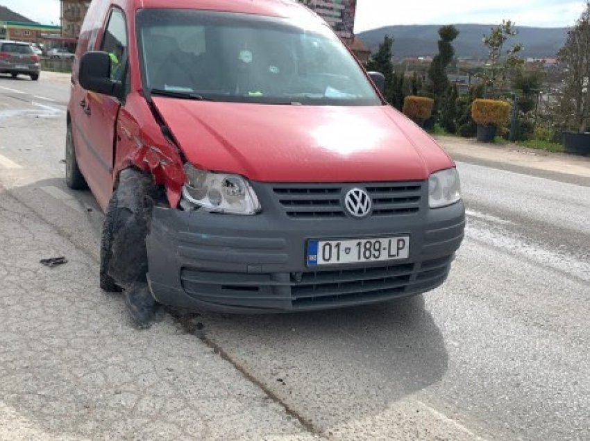 ​Aksident trafiku në fshatin Lupq, shkaktohen kolona 