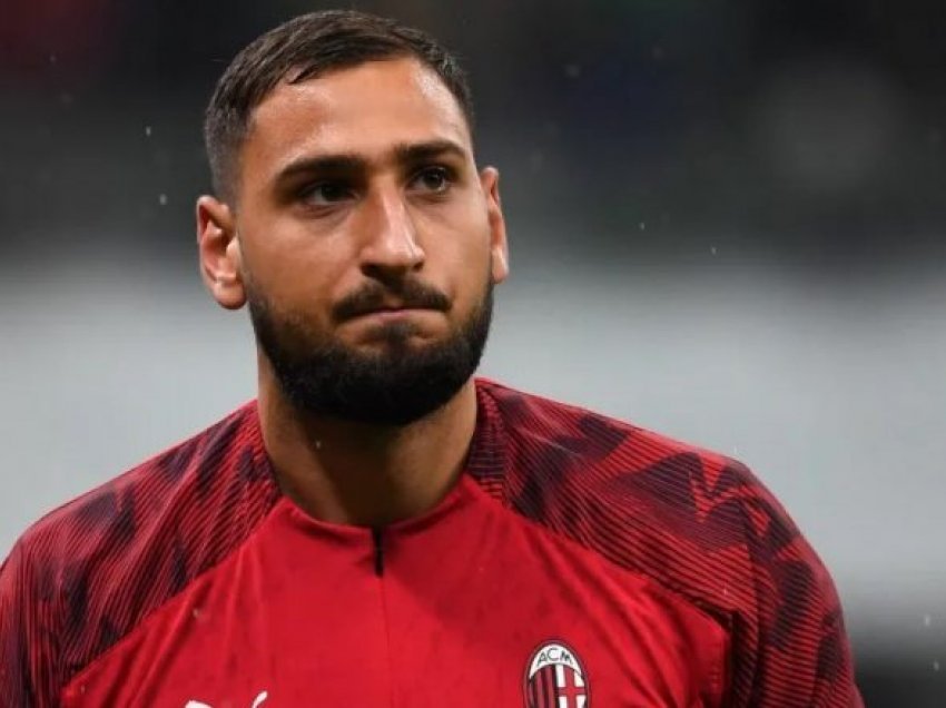 Donnarumma tallet me bashkëlojtarët te Milani