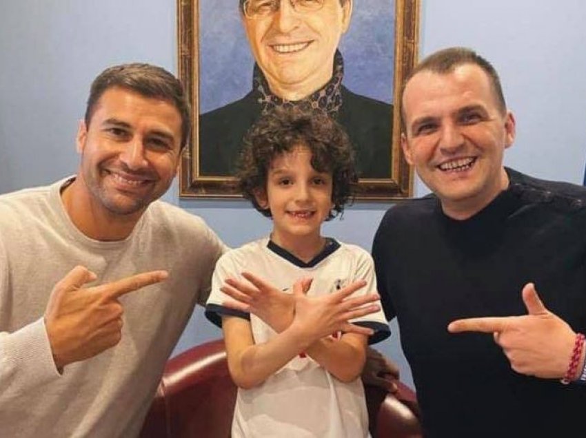 Lorik Cana viziton familjen e presidentit Rugova