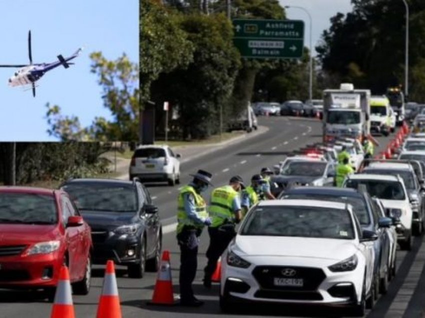 Australia nxjerr helikopterë për të bindur qytetarët që nuk respektojnë masat