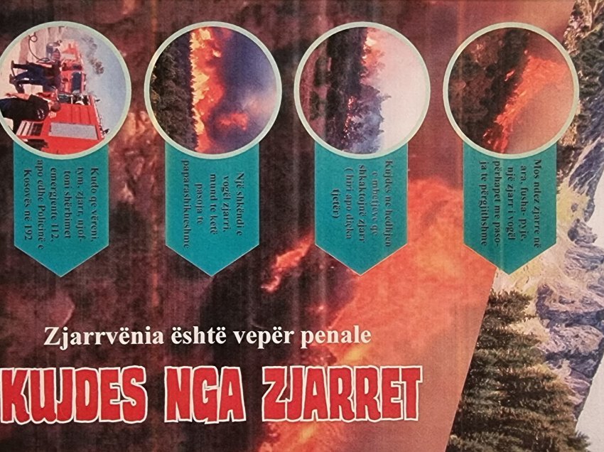 Komuna e Ferizajt bën thirrje për kujdes nga zjarret