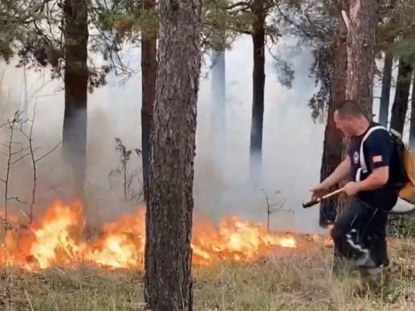 Zjarre në disa zona të Maqedonisë së Veriut