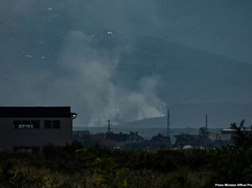 Katër vatra të zjarrit janë aktive në Kosovë