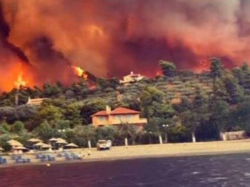 Pamje të frikshme nga Greqia, flakët “përpijnë” shtëpitë, ja çka bëjnë banorët 