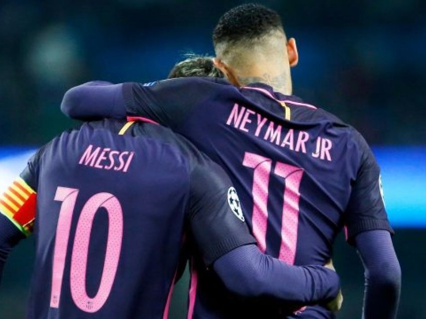 Neymar ia ofron numrin 10 Messit