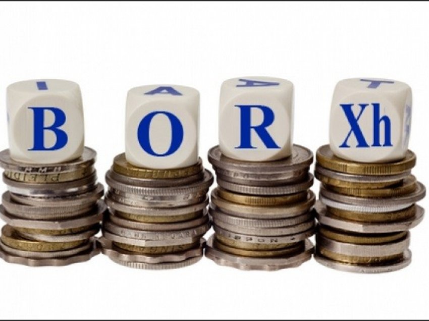 Borxhi publik zgjerohet me 394 mln euro në 6-mujorin e parë