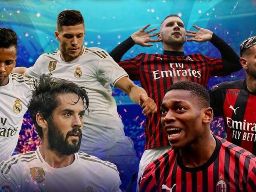 Real Madrid – AC Milan, formacionet zyrtare