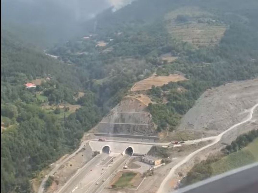 Peleshi publikon pamje nga ajri të tunelit të Kalimashit: Mehaj një shqiptar me vepra