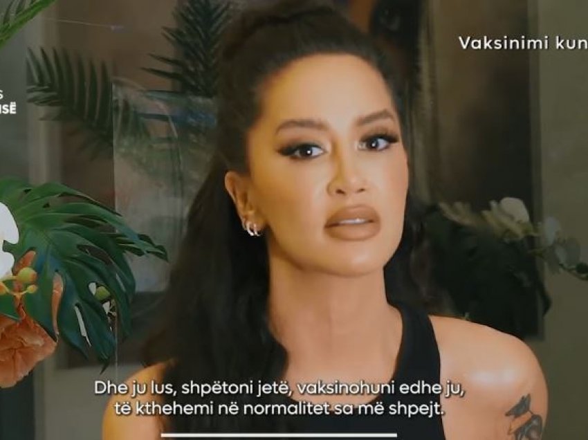 Dafina Zeqiri bën thirrje: Ju lutem vaksinohuni!