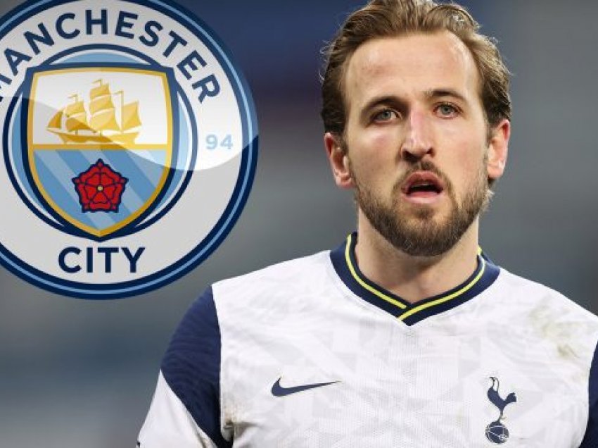 Harry Kane shpreson të transferohet te Manchester City 