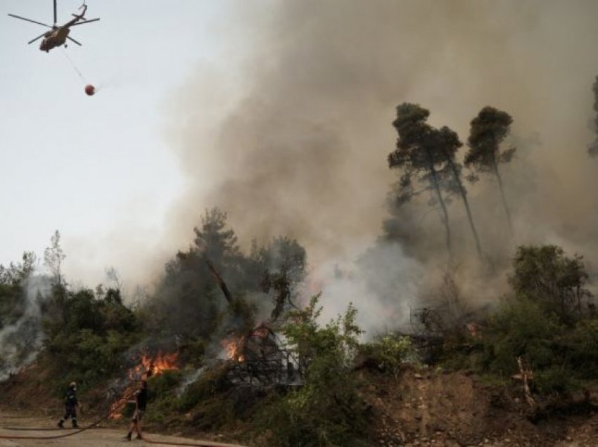 Erëra të forta në Greqi, një zjarr tjetër shpërthen në ishullin Evia