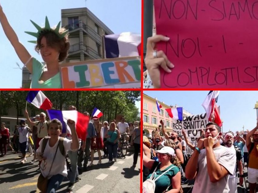 Protestuesit francezë: Nëse nuk je i vaksinuar trajtohesh si egërsirë