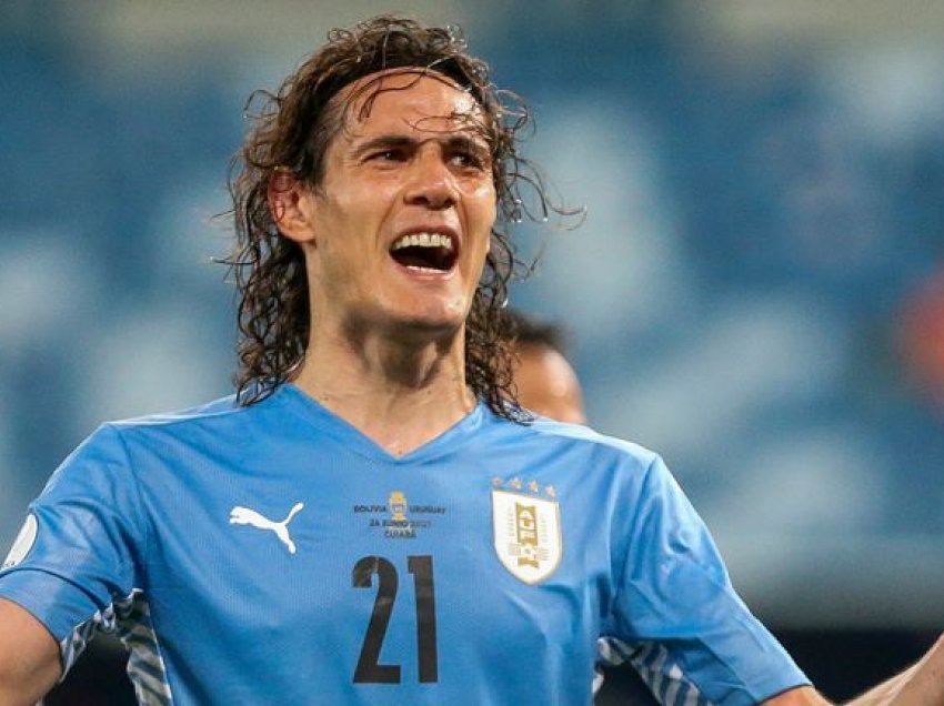 Cavani i afrohet Barcelonës