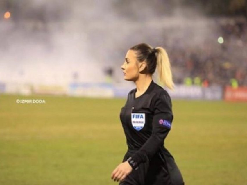 Emanuela Rustës i besuan nga UEFA ndeshjen më të rëndësishme të karrierës në Europë