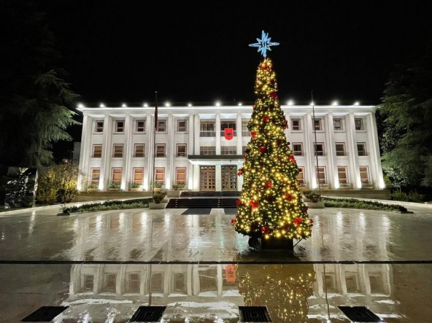 Ndizen dritat e pemës në Presidencë/ Meta: Më e mira nuk ka ardhur akoma