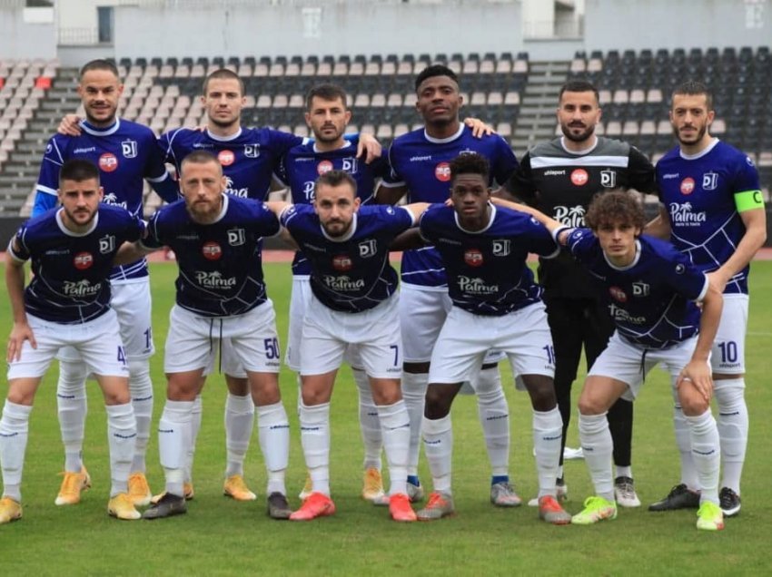 Dinamo - Teuta, formacionet zyrtare