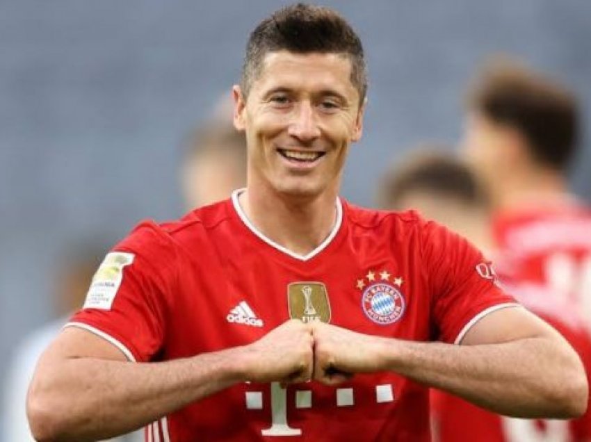 Robert Lewandowski e thyen rekordin mitik të Gerd Muller