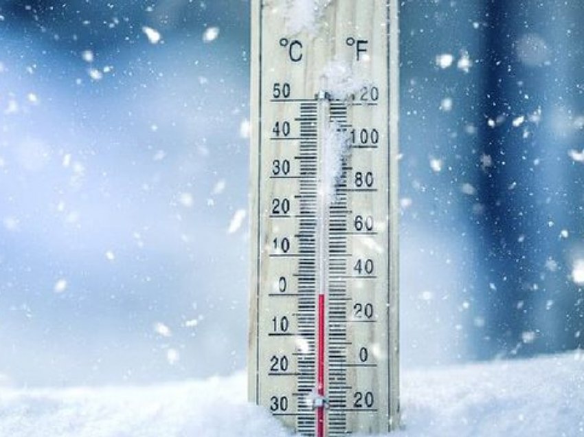 Temperatura deri në -5 gradë celsius, parashikimi i motit për sot