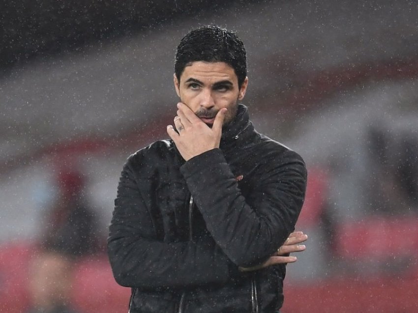 Mikel Arteta mungon në ndeshjen ndaj Manchester Cityt